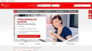 
                            9. Online-Banking mit pushTAN | Sparkasse Gießen
