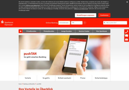 
                            9. Online-Banking mit pushTAN | Sparkasse Hannover