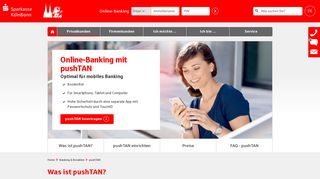 
                            4. Online-Banking mit pushTAN | Sparkasse KölnBonn