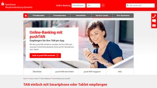 
                            8. Online-Banking mit pushTAN | Sparkasse Neubrandenburg-Demmin