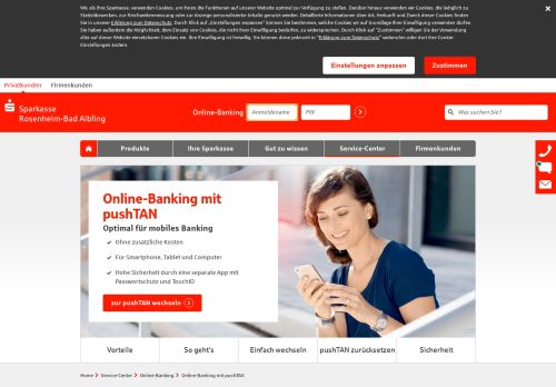 
                            10. Online-Banking mit pushTAN | Sparkasse Rosenheim-Bad Aibling