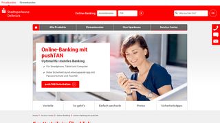 
                            9. Online-Banking mit pushTAN | Stadtsparkasse Delbrück