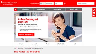 
                            8. Online-Banking mit pushTAN | Vereinigte Sparkassen Gunzenhausen