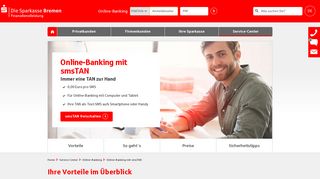 
                            6. Online-Banking mit smsTAN | Die Sparkasse Bremen AG