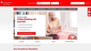 
                            8. Online-Banking mit smsTAN | Kreissparkasse Groß-Gerau