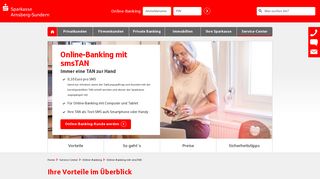 
                            6. Online-Banking mit smsTAN | Sparkasse Arnsberg-Sundern