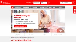 
                            2. Online-Banking mit smsTAN | Sparkasse Uecker-Randow