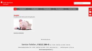 
                            7. Online-Banking mit smsTAN | Stadt-Sparkasse Solingen