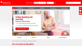 
                            6. Online-Banking mit smsTAN | Stadtsparkasse Barsinghausen