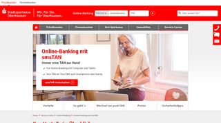 
                            5. Online-Banking mit smsTAN | Stadtsparkasse Oberhausen