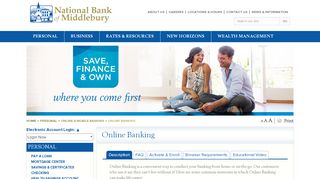 
                            8. Online Banking - National Bank of Middlebury