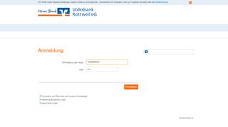 
                            6. Online-Banking & Online-Postfach - Volksbank Rottweil