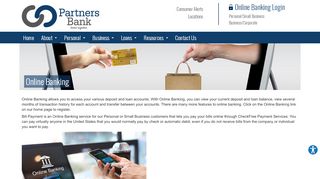 
                            7. Online Banking | Partners Bank