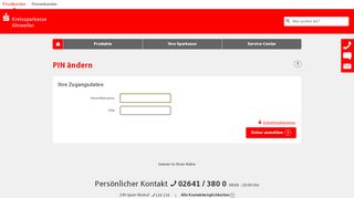 
                            13. Online-Banking-PIN ändern - Kreissparkasse Ahrweiler