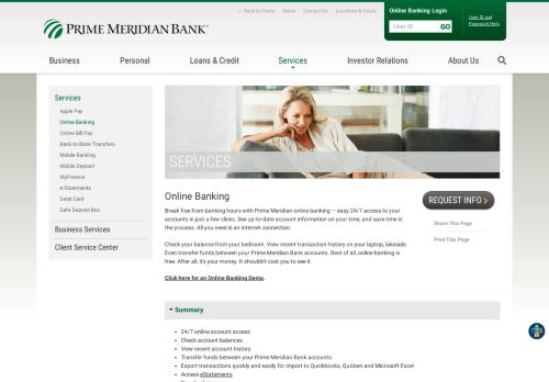 
                            1. Online Banking | Prime Meridian Bank | Tallahassee, FL