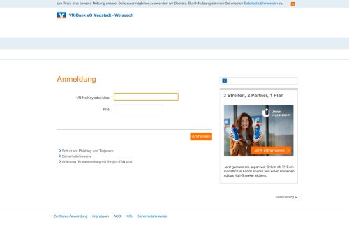 
                            2. Online-Banking - Privatkunden - VR-Bank eG Magstadt - Weissach