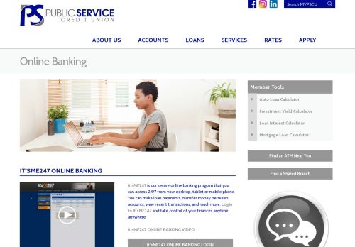 
                            11. Online Banking Public Service Credit Union