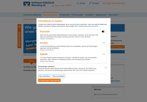 
                            2. Online-Banking - Raiffeisen-Volksbank Wemding