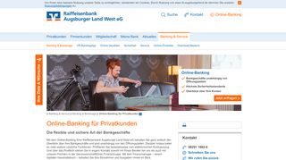 
                            1. Online-Banking - Raiffeisenbank Augsburger Land West eG