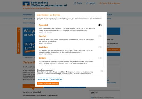 
                            3. Online Banking - Raiffeisenbank Weißenburg-Gunzenhausen eG