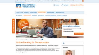 
                            2. Online-Banking - Rüsselsheimer Volksbank eG
