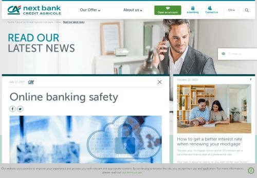 
                            4. Online banking safety - Crédit Agricole next bank
