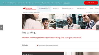 
                            6. Online banking | Santander Corporate & Commercial Banking