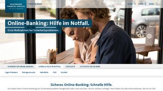 
                            13. Online-Banking: Schnelle Hilfe im Notfall | Volkswagen Bank