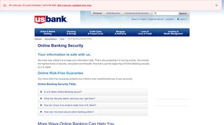 
                            11. Online Banking Security - USBank