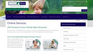 
                            12. Online Banking Services | Charter Bank