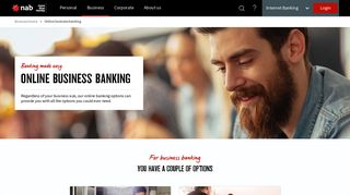 
                            2. Online Banking Services for Businesses - NAB