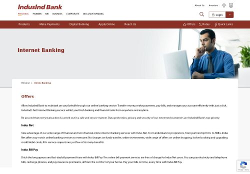 
                            10. Online Banking Services | Internet Banking Services - IndusInd Bank