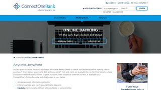 
                            2. Online Banking Services | NJ & NY Bank | ConnectOne Bank