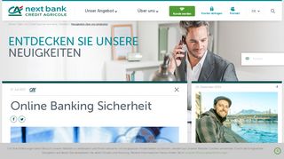 
                            2. Online Banking Sicherheit - Crédit Agricole next bank