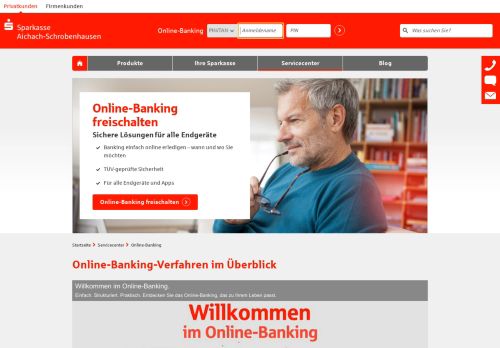 
                            1. Online-Banking | Sparkasse Aichach-Schrobenhausen