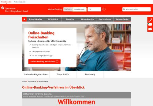 
                            1. Online-Banking | Sparkasse Berchtesgadener Land