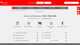 
                            2. Online-Banking - Sparkasse Hannover