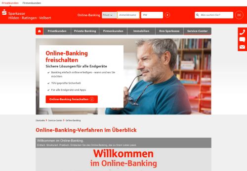 
                            3. Online-Banking | Sparkasse Hilden-Ratingen-Velbert - Sparkasse HRV