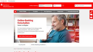 
                            1. Online-Banking | Sparkasse Mittelholstein AG