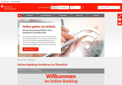 
                            1. Online-Banking | Sparkasse Odenwaldkreis