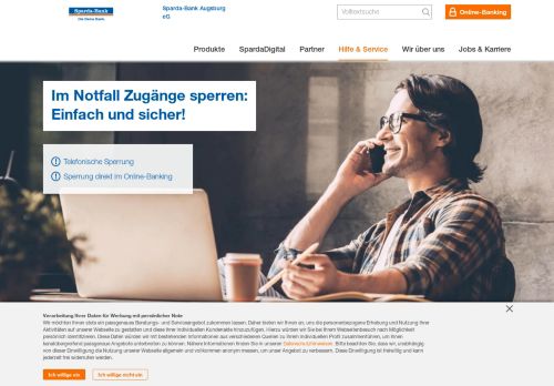 
                            8. Online-Banking sperren - Sparda-Bank Augsburg