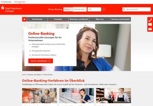 
                            1. Online-Banking | Stadt-Sparkasse Solingen