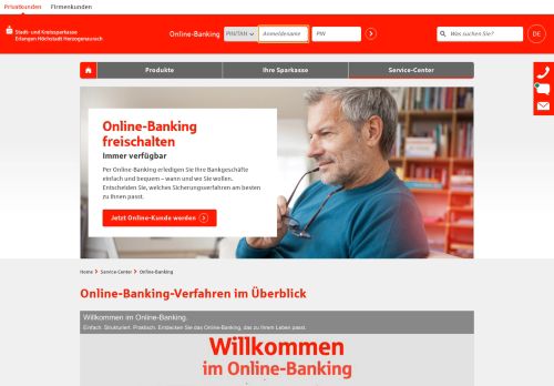 
                            1. Online-Banking | Stadt- und Kreissparkasse Erlangen Höchstadt ...