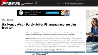 
                            7. Online-Banking: StarMoney Web - Persönliches ... - TecChannel