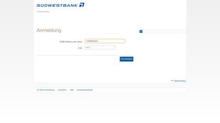 
                            5. Online-Banking - SÜDWESTBANK AG