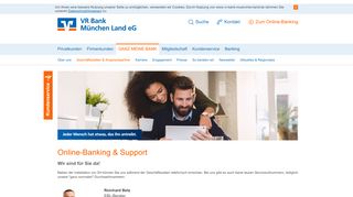 
                            5. Online-Banking & Support - VR Bank München Land eG