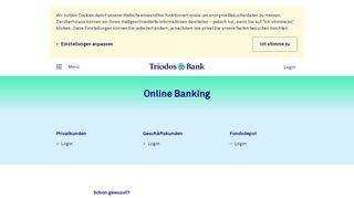 
                            5. Online Banking - Triodos Bank