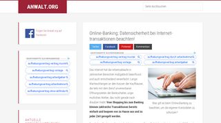 
                            9. Online-Banking und Mobile-Banking - Anwalt.org
