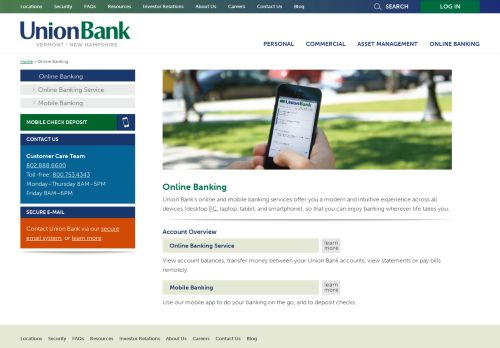 
                            10. Online Banking - Union Bank