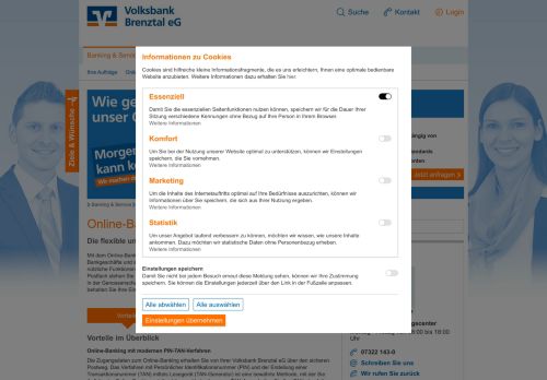 
                            2. Online-Banking - Volksbank Brenztal eG